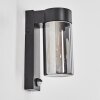 Encoberta outdoor light, outdoor wall light black, 1-light source, Motion sensor