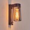 Encoberta outdoor light, outdoor wall light black, 1-light source, Motion sensor