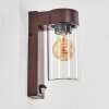 Encoberta outdoor light, outdoor wall light rust-coloured, 1-light source, Motion sensor