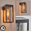 Lagarelhos outdoor light, outdoor wall light black, 1-light source