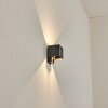 Almodofa outdoor wall light, Up & Down Light black, 1-light source, Motion sensor