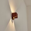 Almodofa outdoor wall light, Up & Down Light rust-coloured, 1-light source, Motion sensor