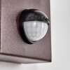 Encoberta outdoor light, outdoor wall light rust-coloured, 1-light source, Motion sensor