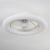 Benasal ceiling light, Ceiling fan light white, 1-light source, Remote control