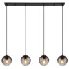 Globo lighting DALLERTA hanging light black, 4-light sources