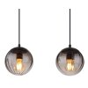 Globo lighting DALLERTA hanging light black, 4-light sources