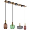 Globo lighting NORMY hanging light brass, 4-light sources