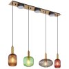 Globo lighting NORMY hanging light brass, 4-light sources