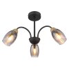 Globo lighting GERLY ceiling light black, 3-light sources