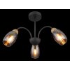 Globo lighting GERLY ceiling light black, 3-light sources