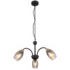 Globo lighting GERLY hanging light black, 3-light sources