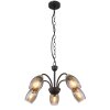 Globo lighting GERLY hanging light black, 5-light sources