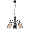 Globo lighting GONNY hanging light black, 5-light sources