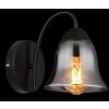 Globo lighting GONNY wall light black, 1-light source