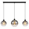 Globo lighting Newcastle hanging light black, 3-light sources