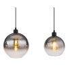 Globo lighting Newcastle hanging light black, 3-light sources