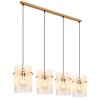 Globo lighting Gorley hanging light gold, 4-light sources