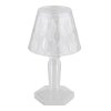 Globo lighting Gixi table lamp LED transparent, clear, 1-light source