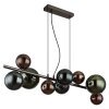 Globo lighting Riha hanging light grey, 9-light sources