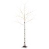 Globo lighting Birch outdoor light LED black, white, 105-light sources