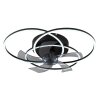 Globo lighting Alia Ceiling fan light LED black, 1-light source, Remote control