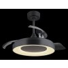 Globo lighting Elina Ceiling fan light LED grey, 1-light source, Remote control, Colour changer