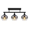 Globo lighting Maxy ceiling light black, 3-light sources