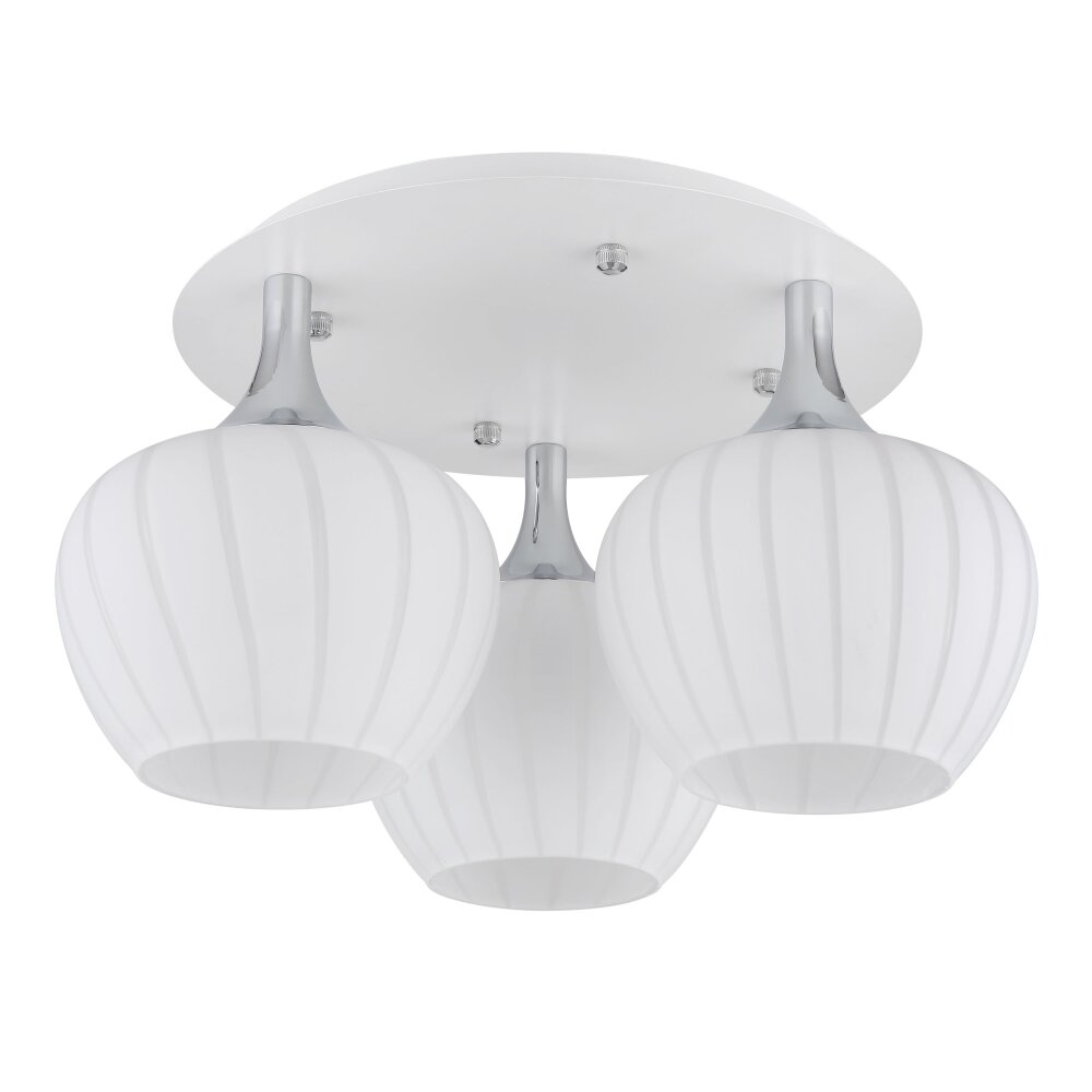 Globo lighting Maxy ceiling light chrome, white, 3-light sources