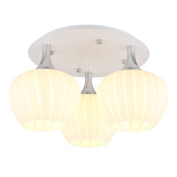 Globo lighting Maxy ceiling light chrome, white, 3-light sources