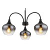 Globo lighting Maxy hanging light black, 3-light sources