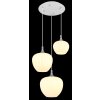 Globo lighting Maxy hanging light chrome, white, 3-light sources