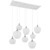 Globo lighting Maxy hanging light chrome, white, 8-light sources