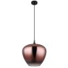 Globo lighting Maxy hanging light chrome, black, 1-light source