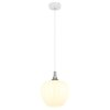 Globo lighting Maxy hanging light chrome, white, 1-light source