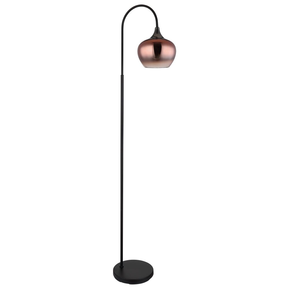 Globo lighting Maxy floor lamp chrome, black, 1-light source