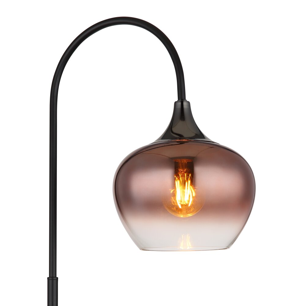 Globo lighting Maxy floor lamp chrome, black, 1-light source