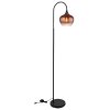 Globo lighting Maxy floor lamp chrome, black, 1-light source