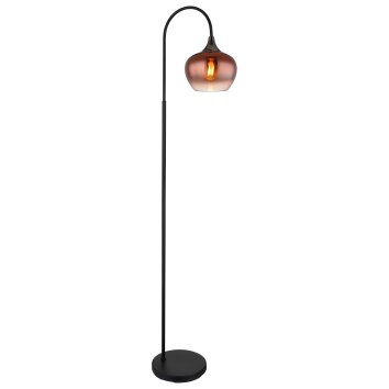 Globo lighting Maxy floor lamp chrome, black, 1-light source