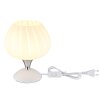 Globo lighting Maxy table lamp chrome, white, 1-light source