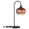 Globo lighting Maxy table lamp chrome, black, 1-light source