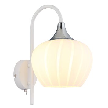 Globo lighting Maxy wall light chrome, white, 1-light source