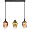 Globo lighting Lavus hanging light black, 3-light sources