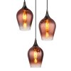 Globo lighting Lavus hanging light chrome, black, 3-light sources