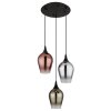 Globo lighting Lavus hanging light black, 3-light sources