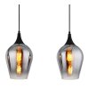 Globo lighting Lavus hanging light black, 3-light sources