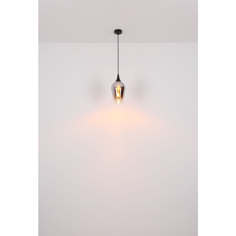 Globo lighting Lavus hanging light black, 1-light source