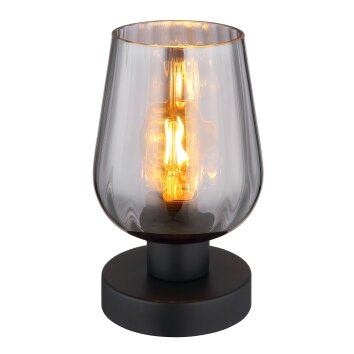 Globo lighting Ryan table lamp black, 1-light source