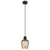 Globo lighting Ryan hanging light black, 1-light source