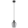 Globo lighting Ryan hanging light black, 1-light source