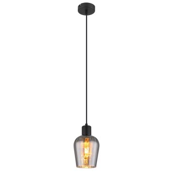 Globo lighting Ryan hanging light black, 1-light source